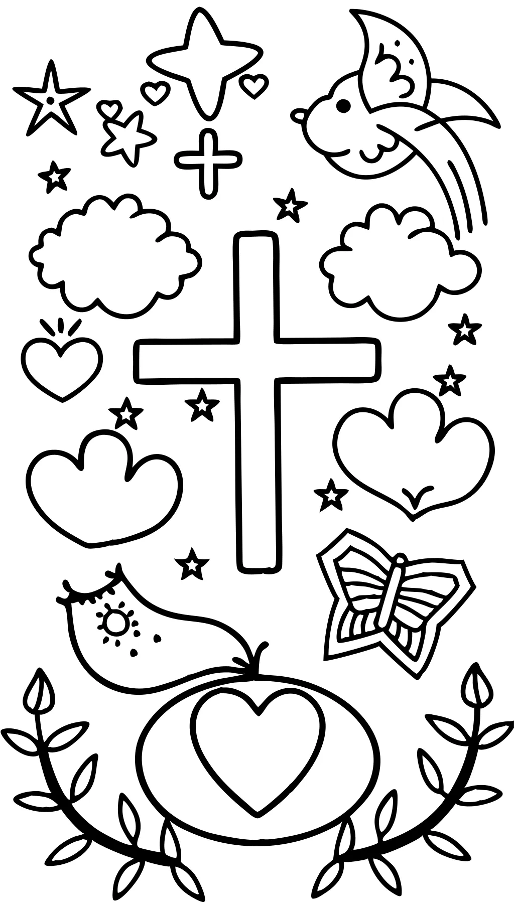 free printable christian coloring pages